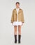 Short oversized trench coat