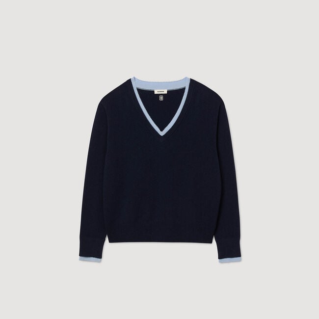 Wool and cashmere sweater