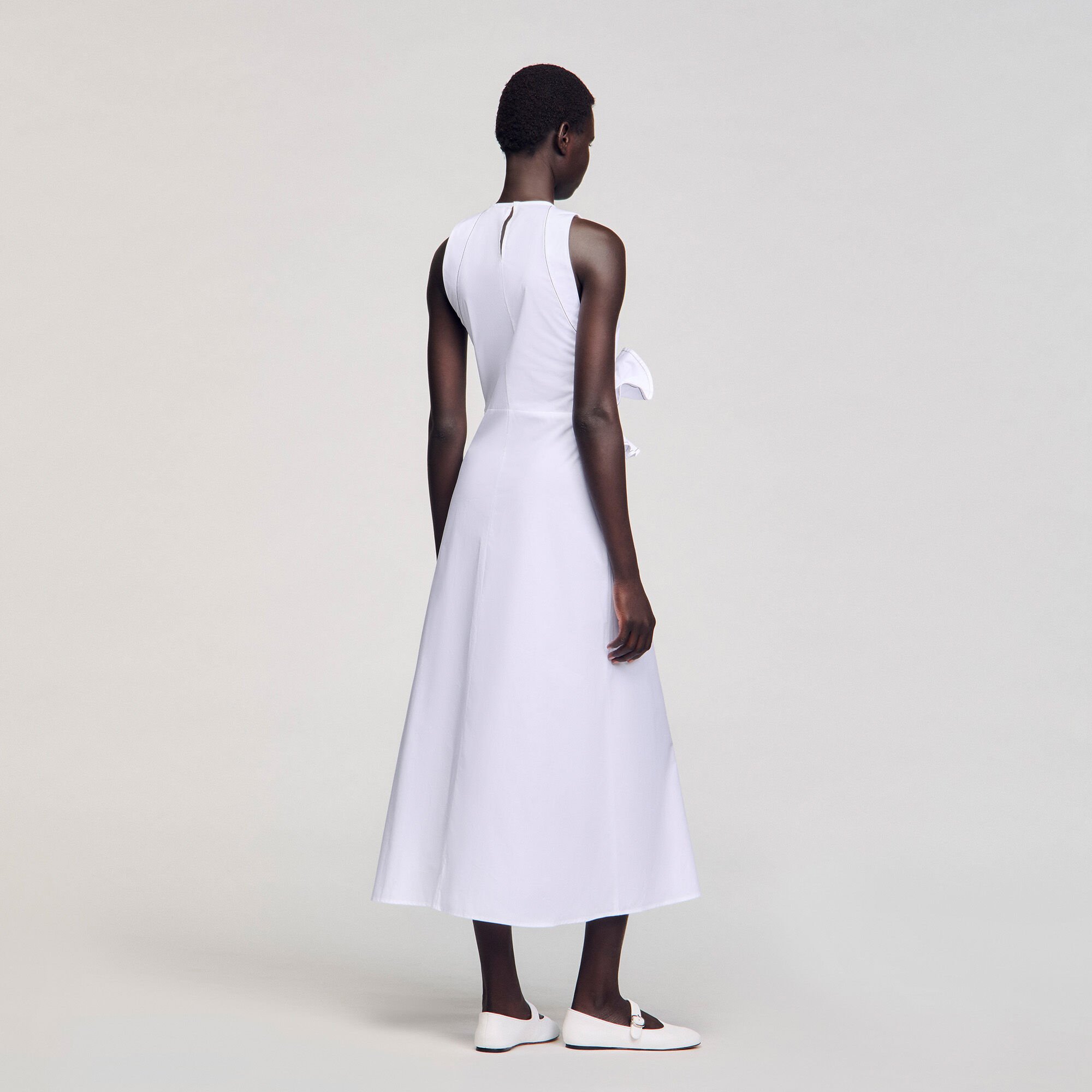 Ruffled maxi dress
