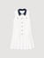 Mini dress with contrasting collar