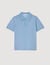 Short-sleeve knitted polo shirt
