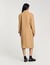 Long wool-blend coat
