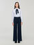 Minimal chalk-striped trousers