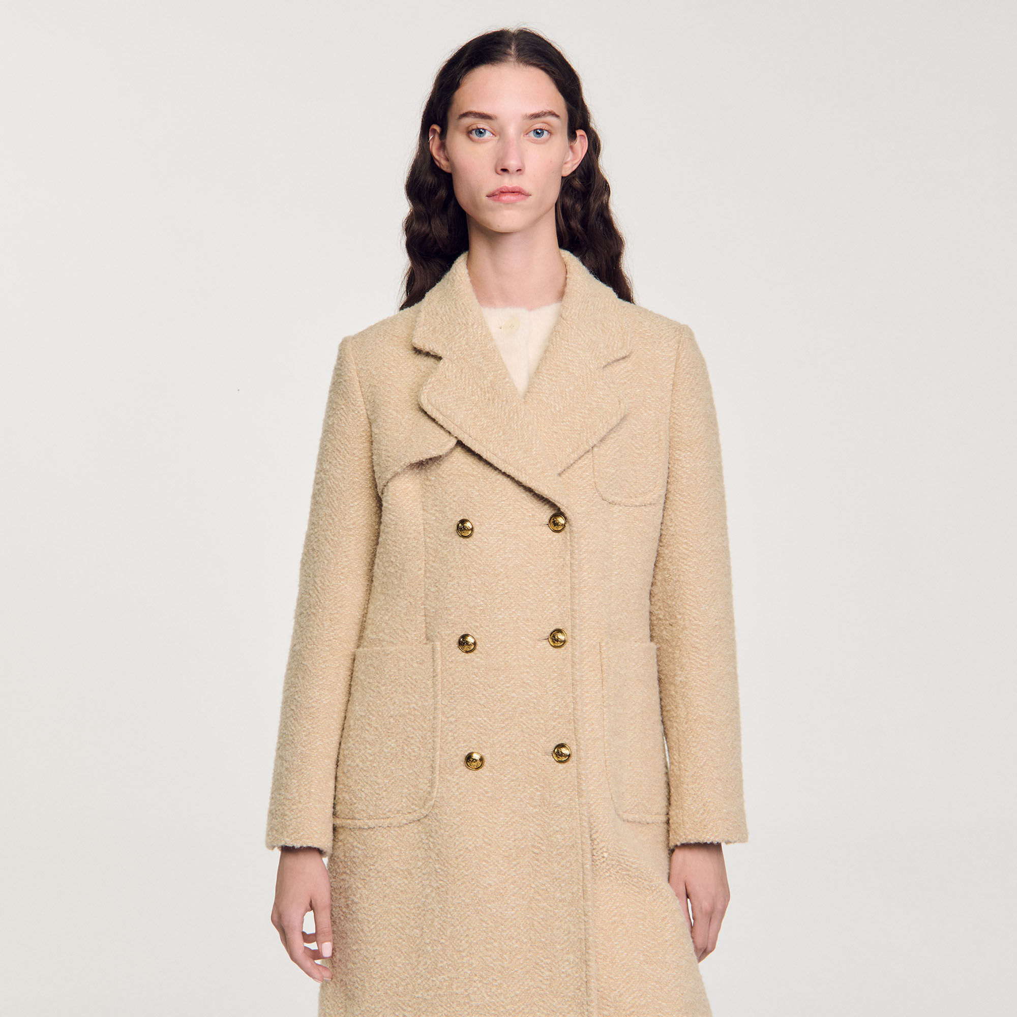 Long Double-Breasted Coat