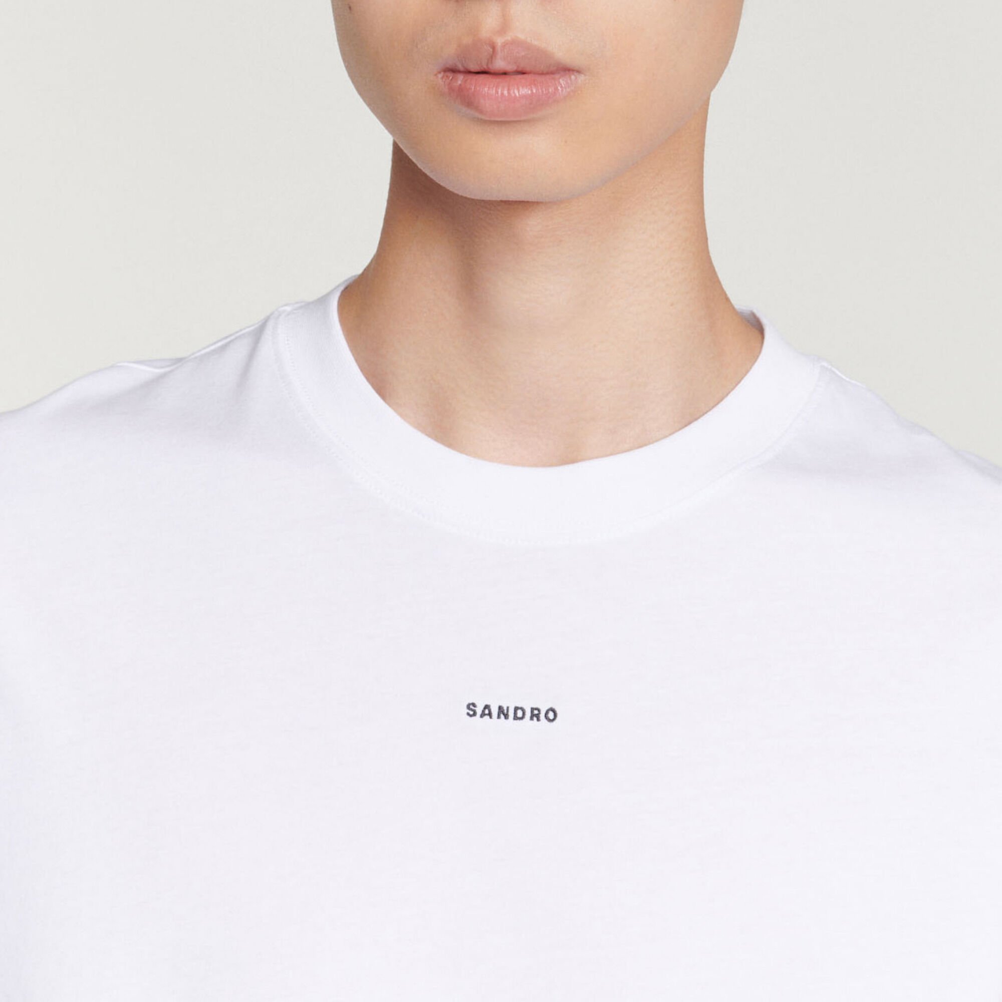Sandro embroidered T-shirt