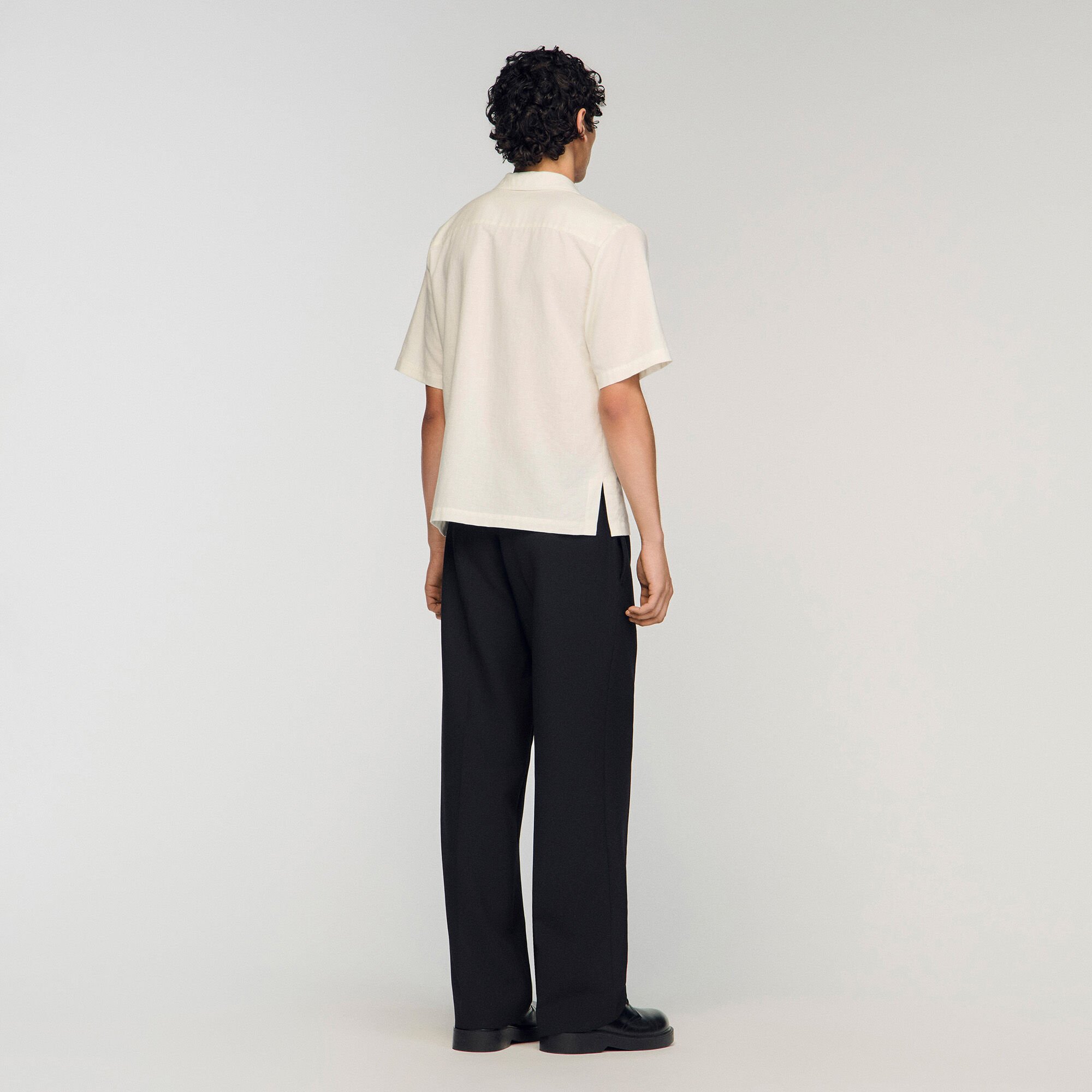 Cotton and linen shirt