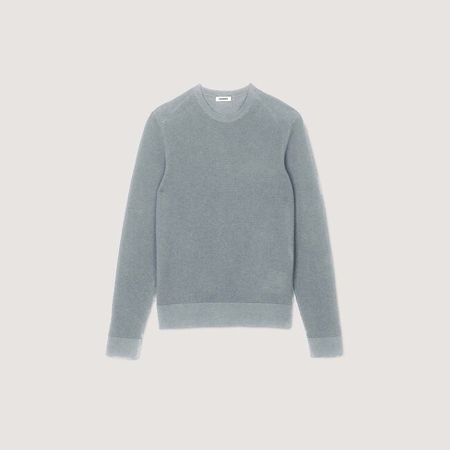 Textured knit sweater