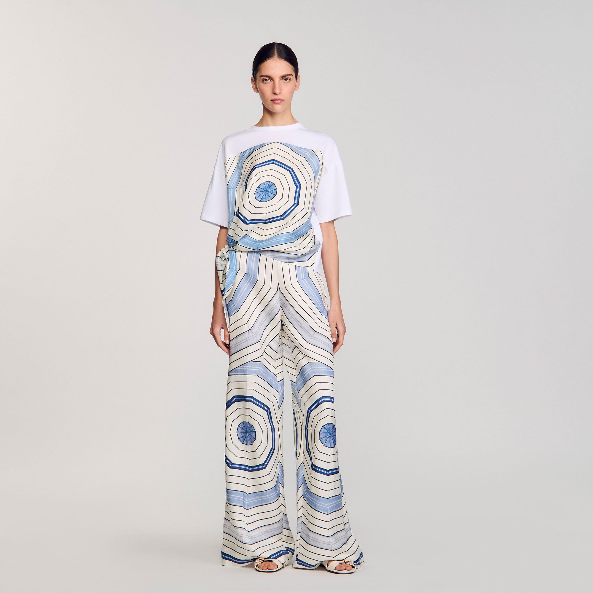 Spiral print T-shirt