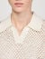 Cropped Knit Polo Sweater
