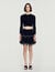 Velvet skater skirt with pearls - Women | Sandro