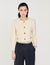 Cropped bouclé wool jacket