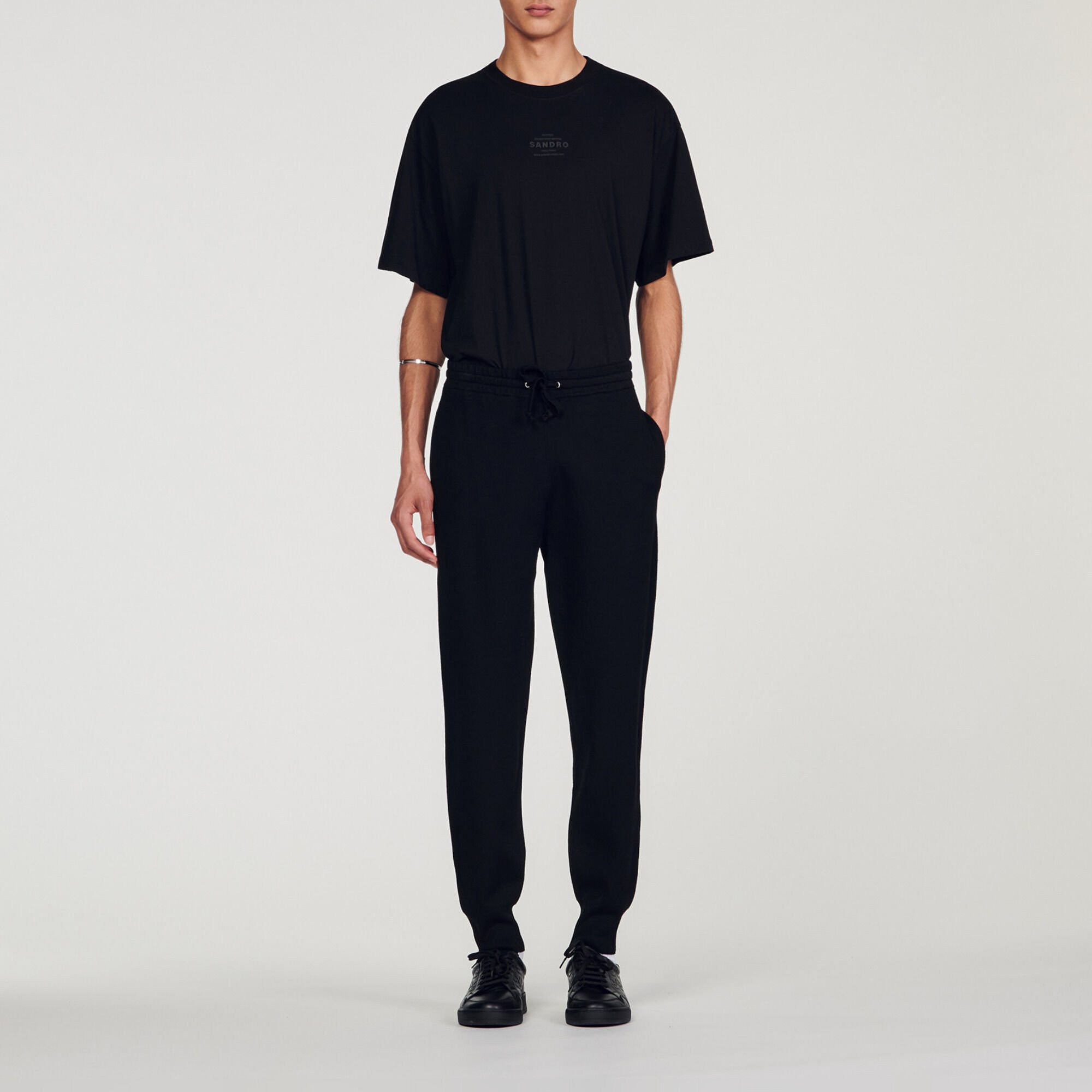 Knit jogging bottoms