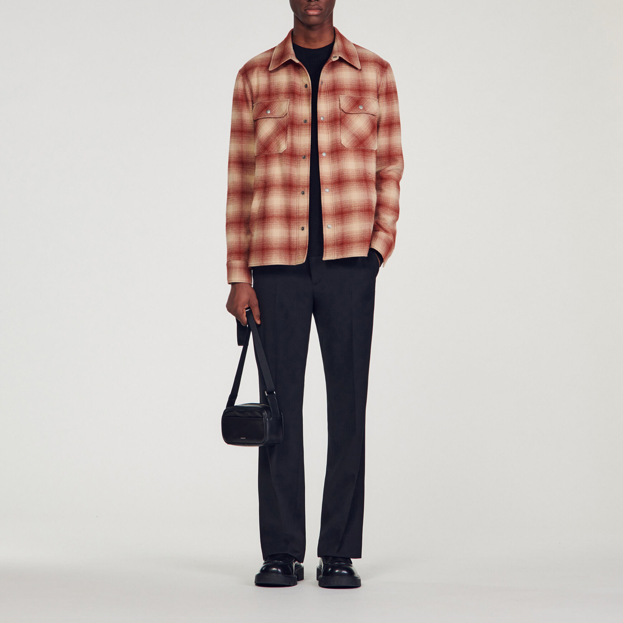 Padded checked jacket 2025