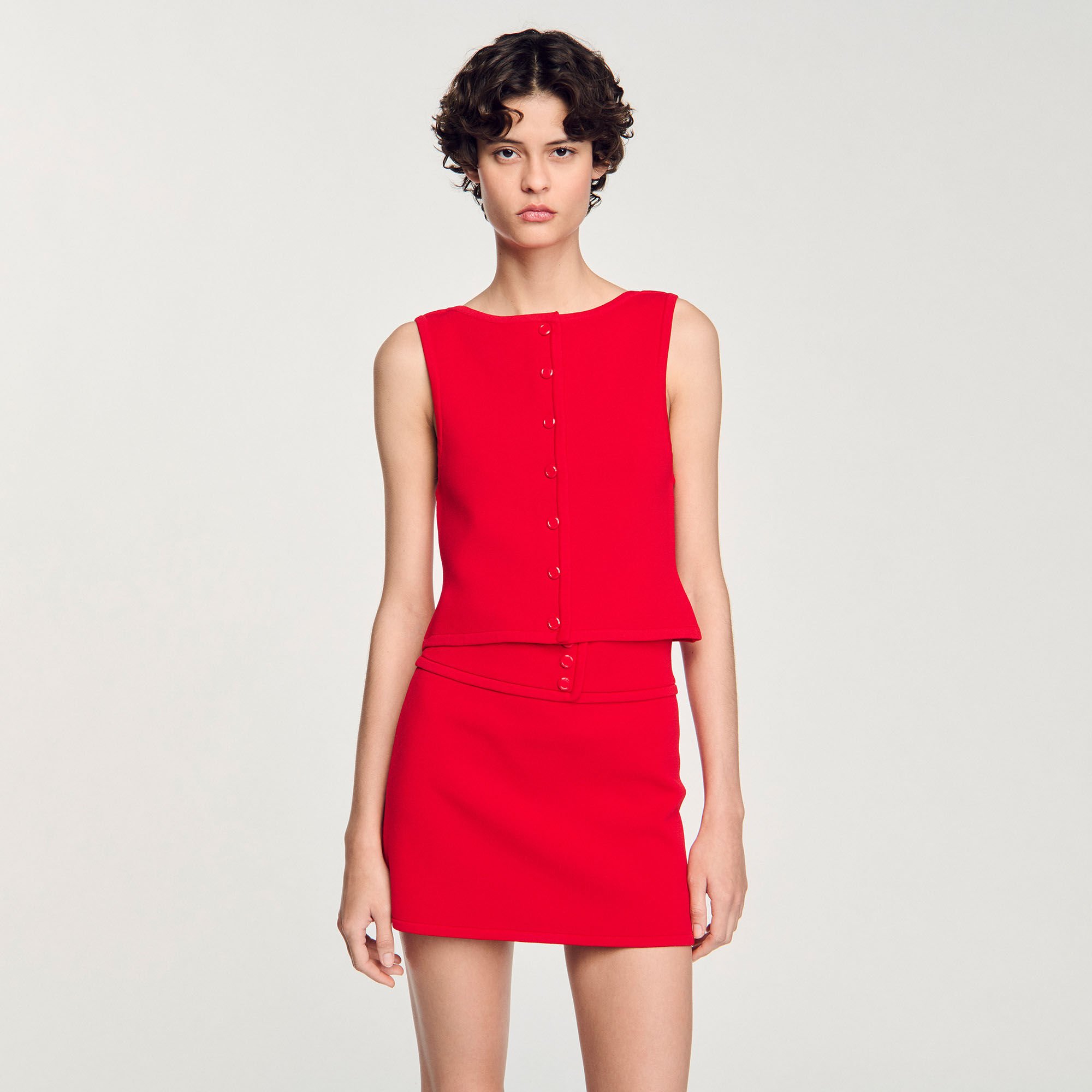 Sleeveless sweater