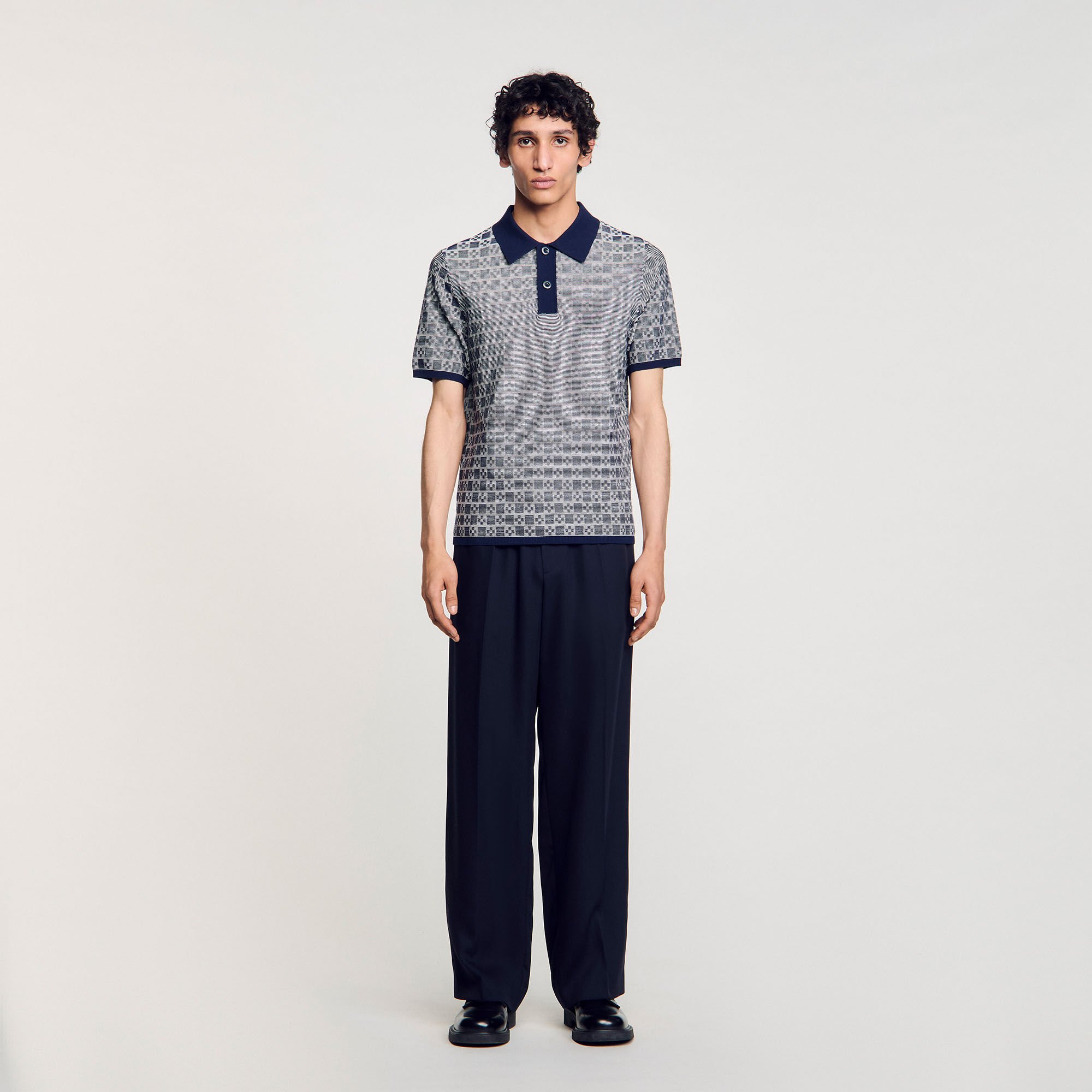 Square Cross polo shirt