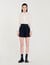High-waisted shorts with buttons