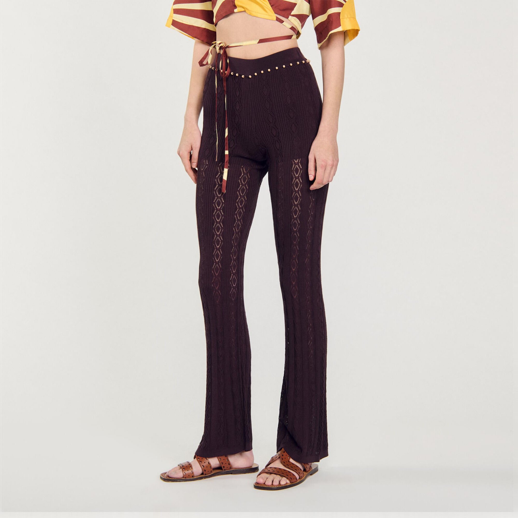 Knit trousers