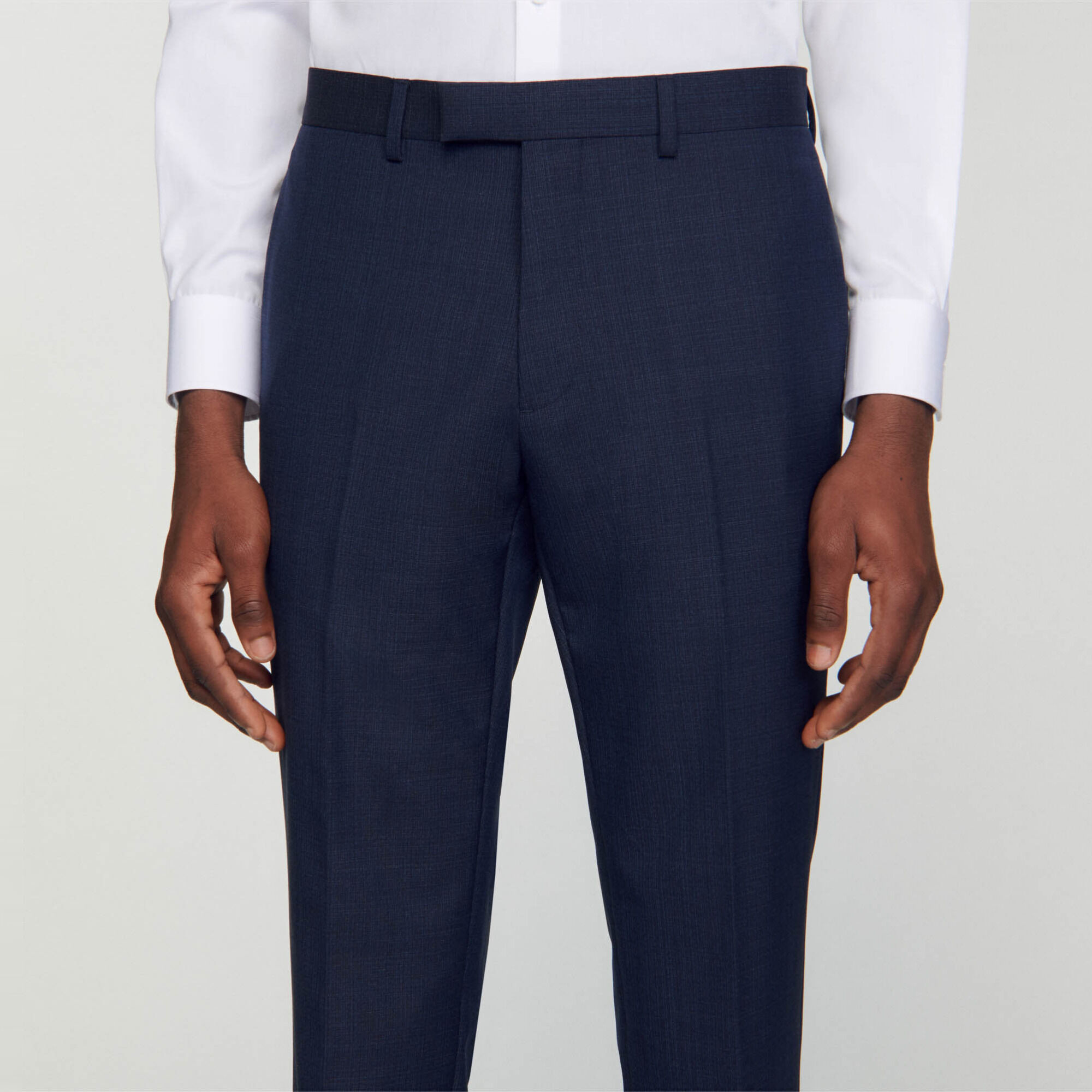 Wool suit pants