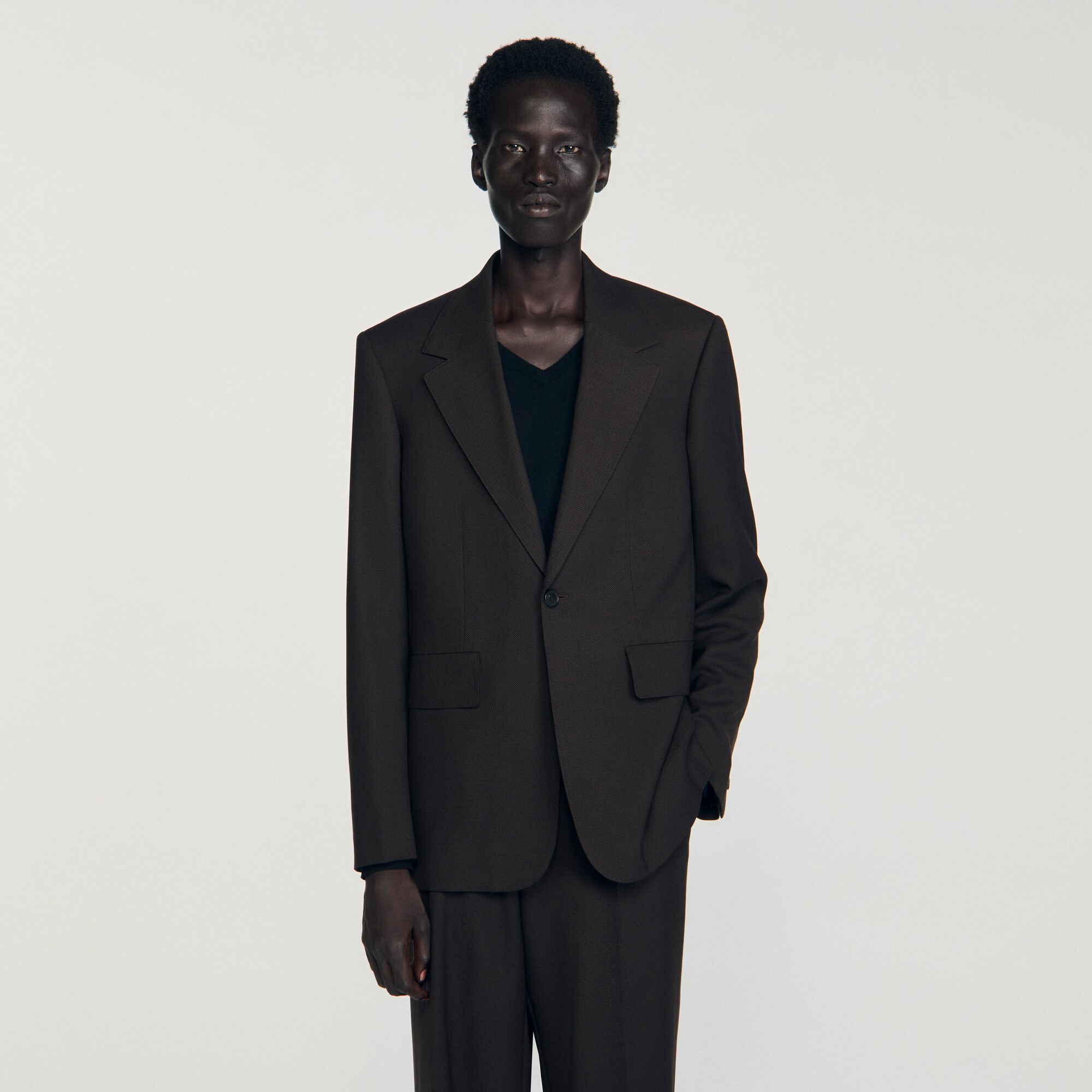 Wool suit jacket