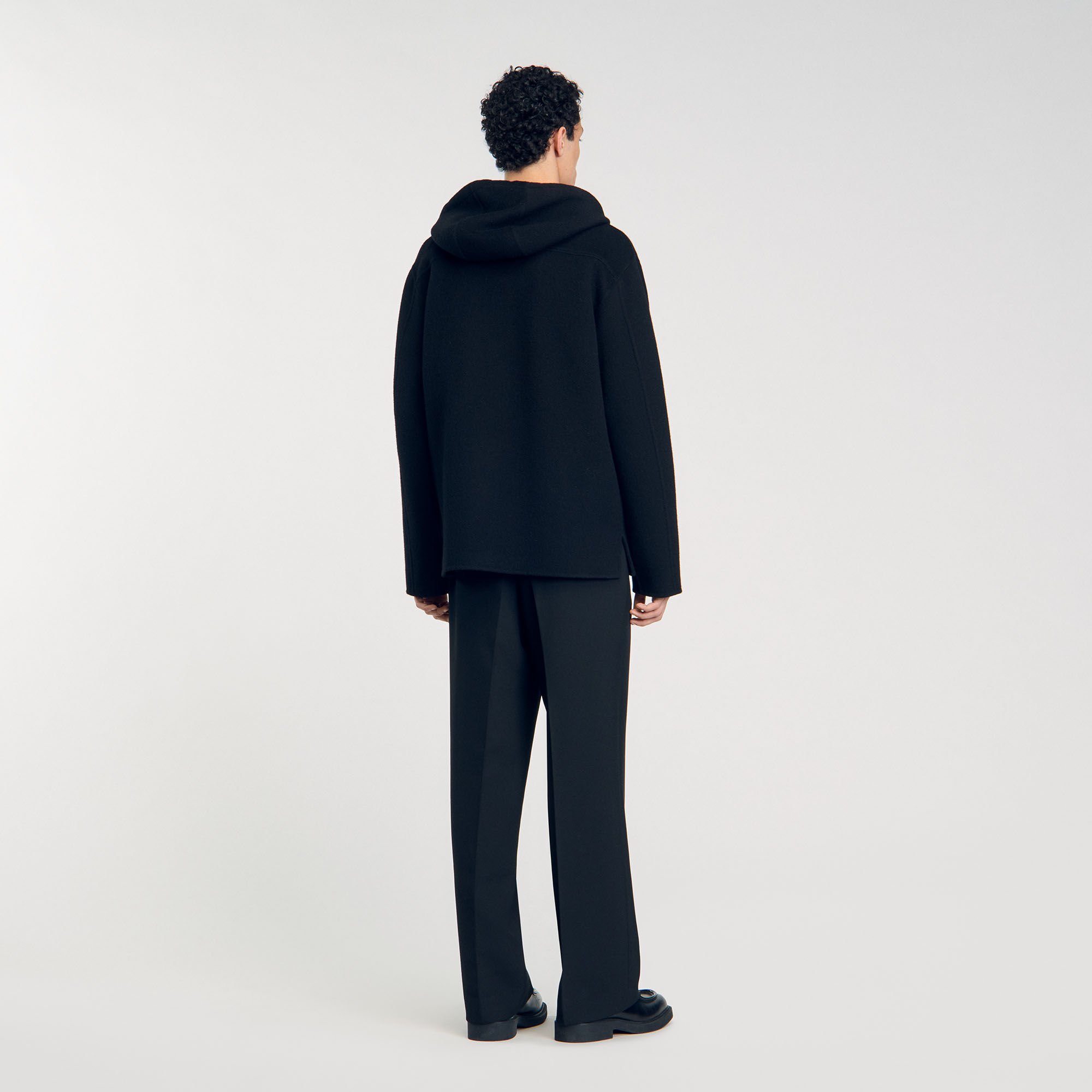 Hooded windbreaker