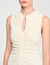 Lace keyhole maxi dress