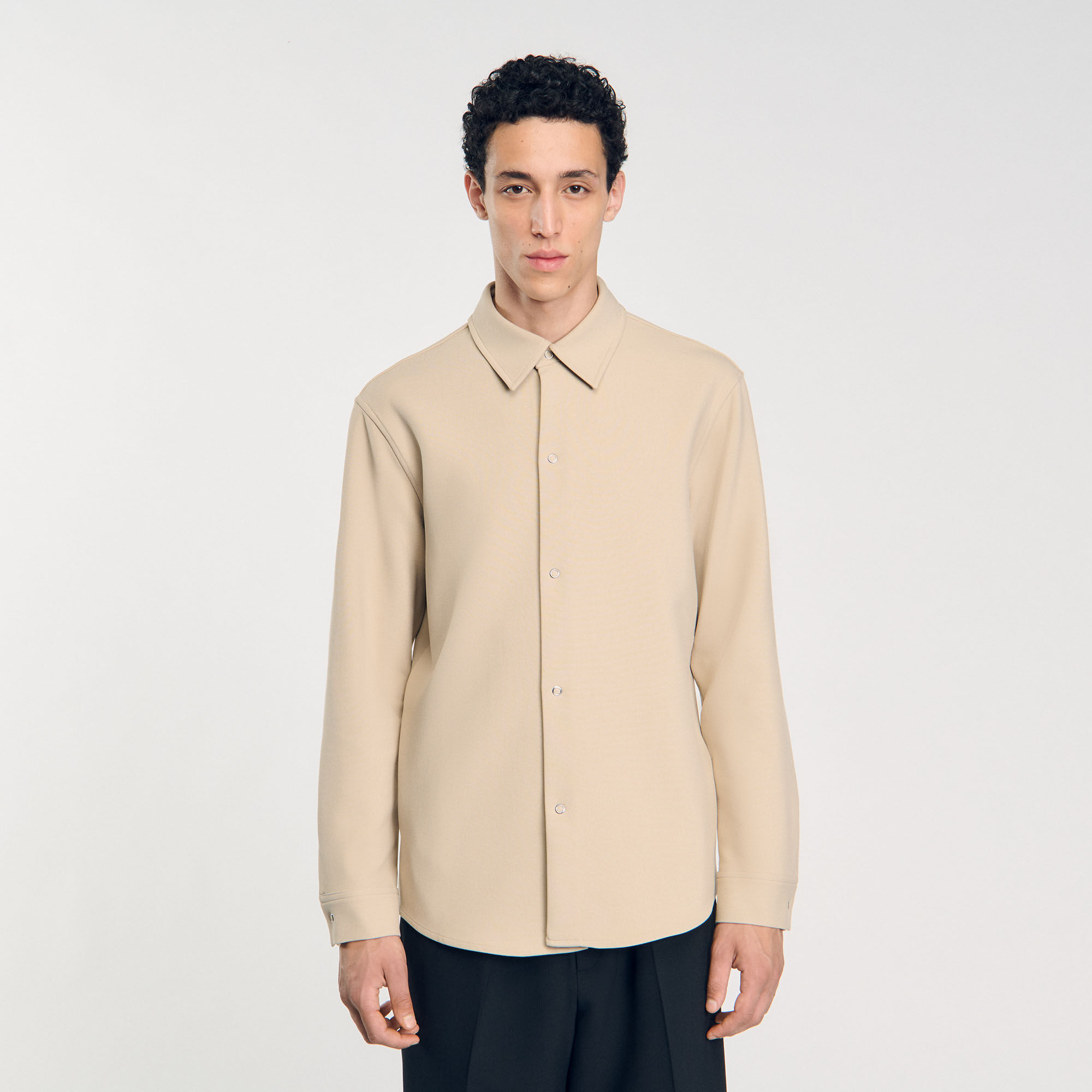 Long-sleeved jersey shirt