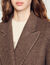 Long-sleeved button coat