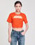 Crop top with cutout design