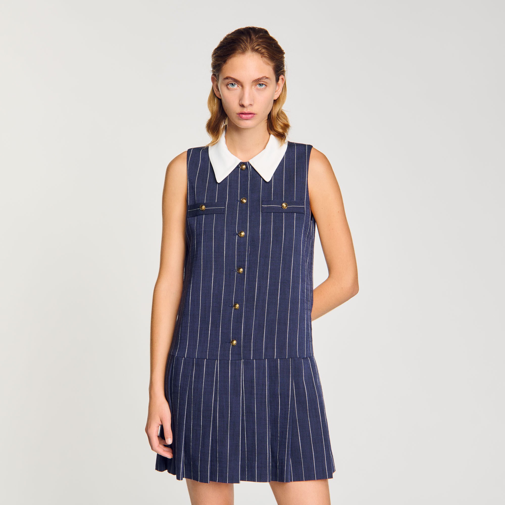 Short striped dress