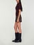 Short-sleeved polo neck sweater