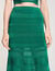 Long decorative knit skirt