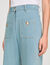Faded high-rise wide-leg jeans