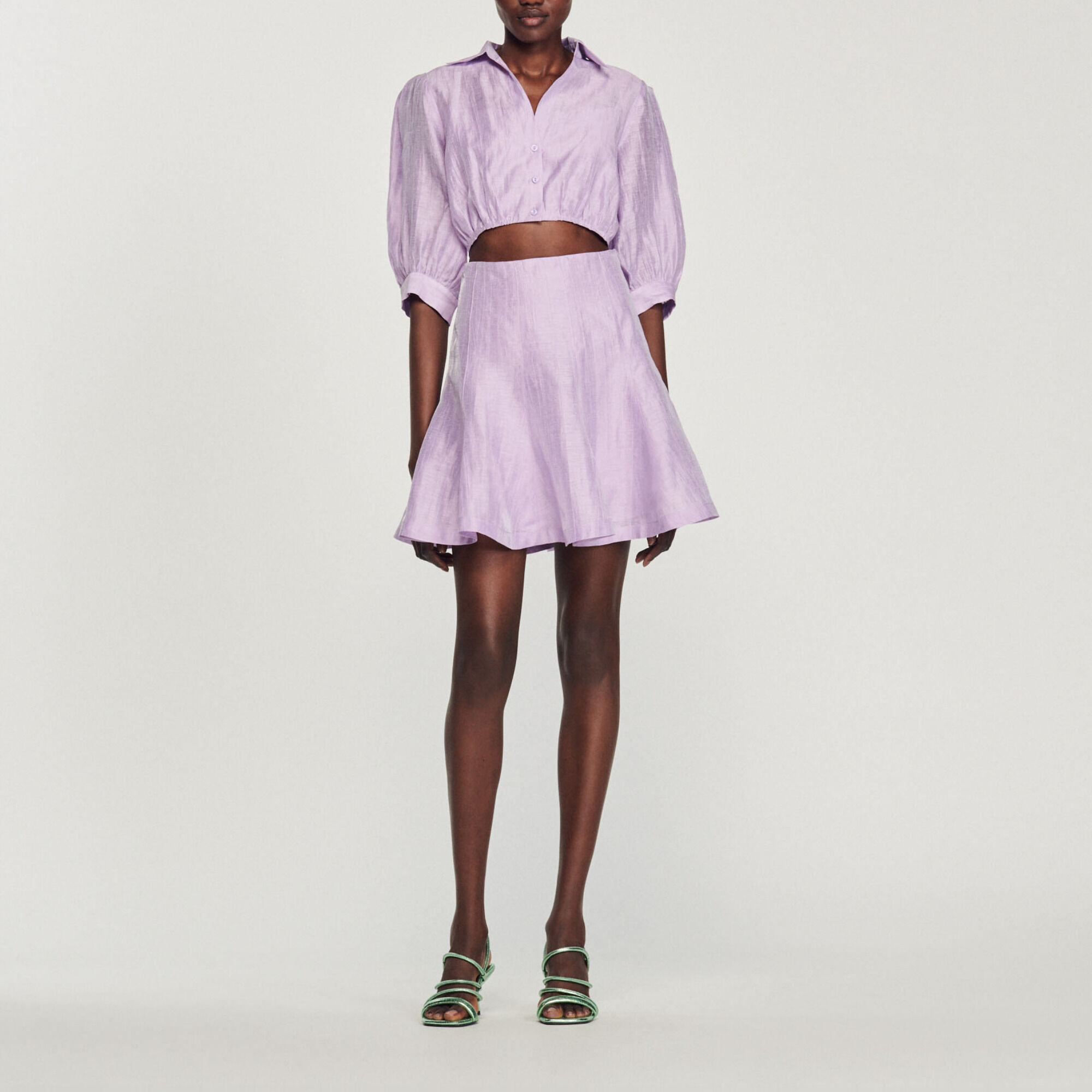 Sandro purple dress cheap