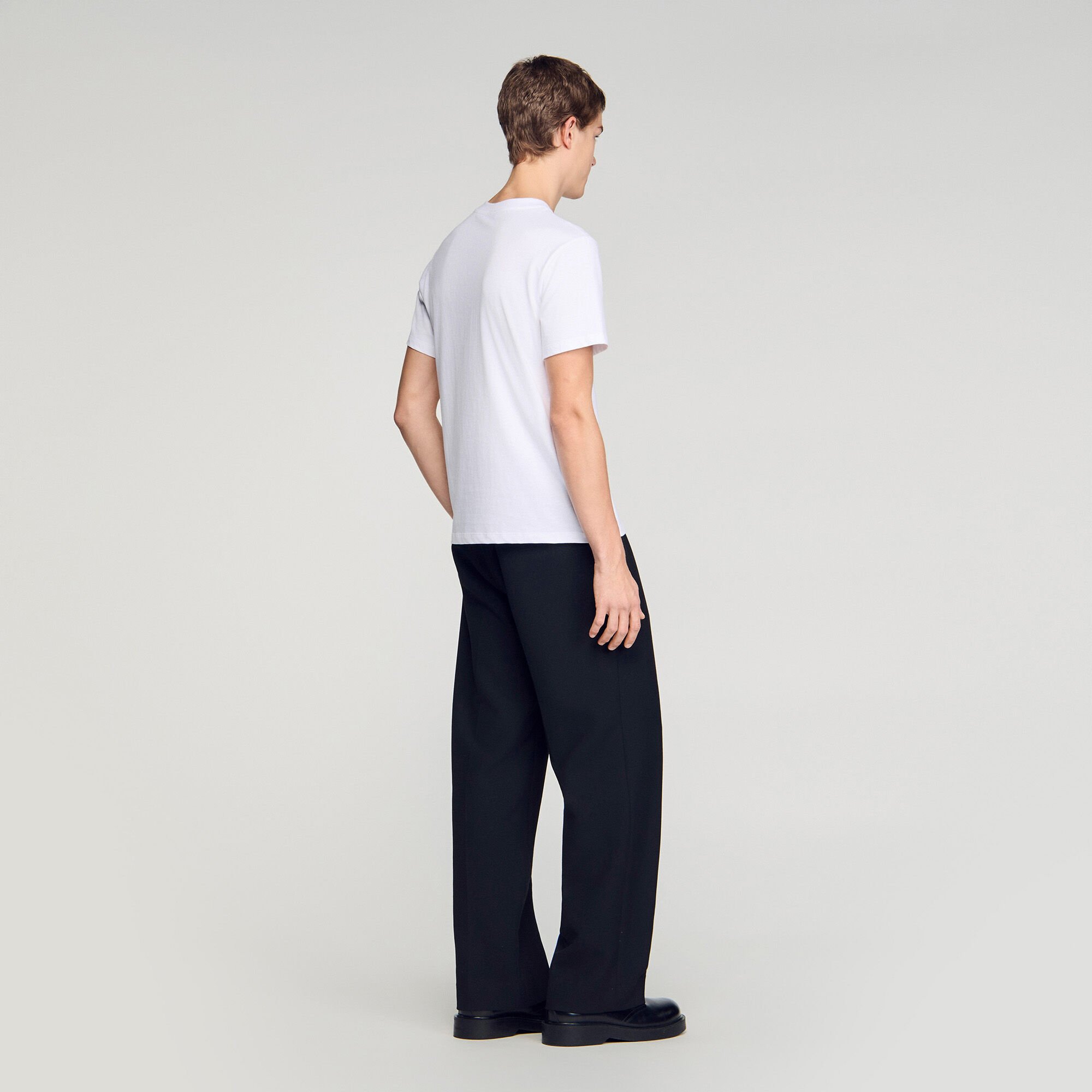 T-shirt with double S patch