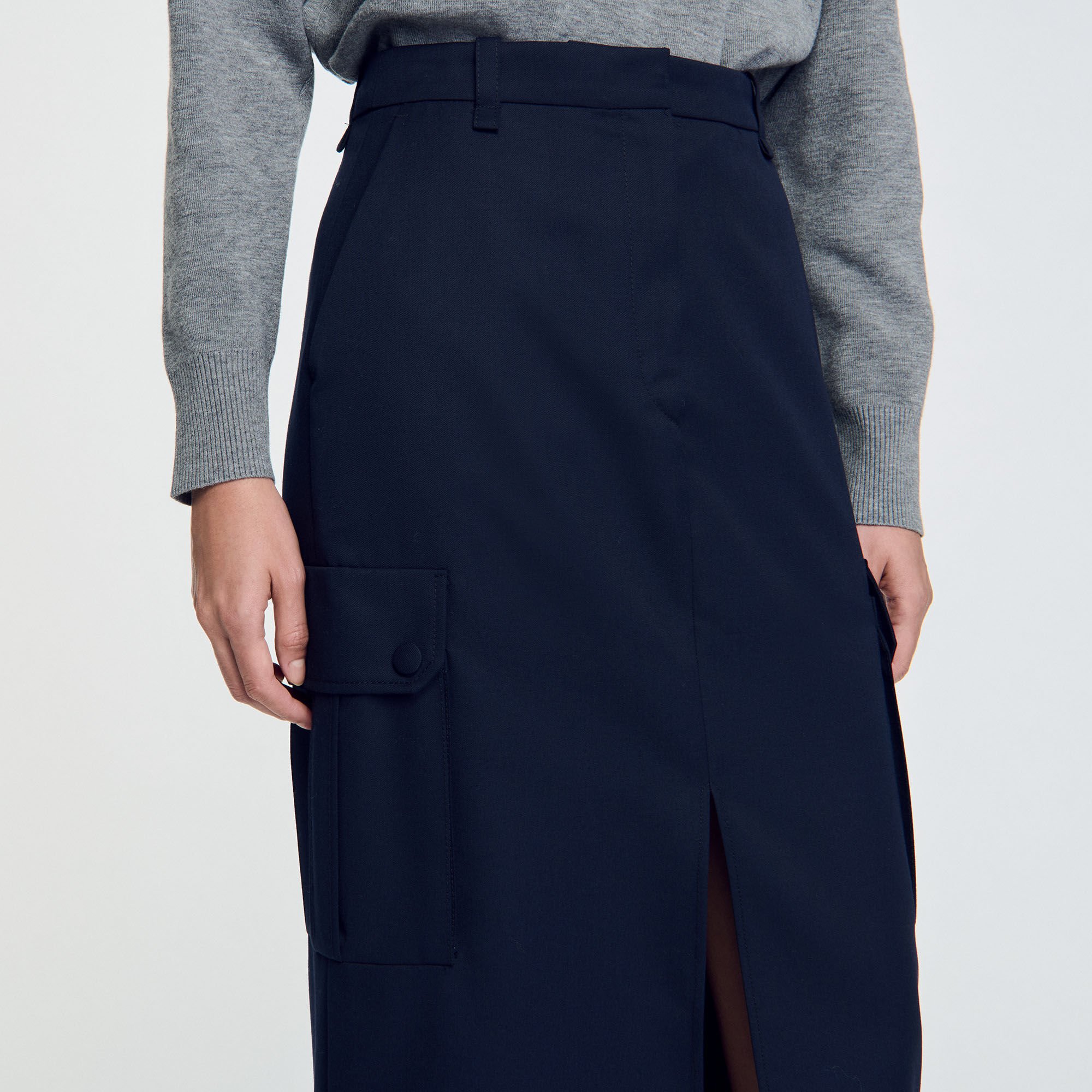 Maxi cargo skirt