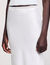 Long satin-effect skirt