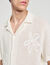 Floral knit shirt