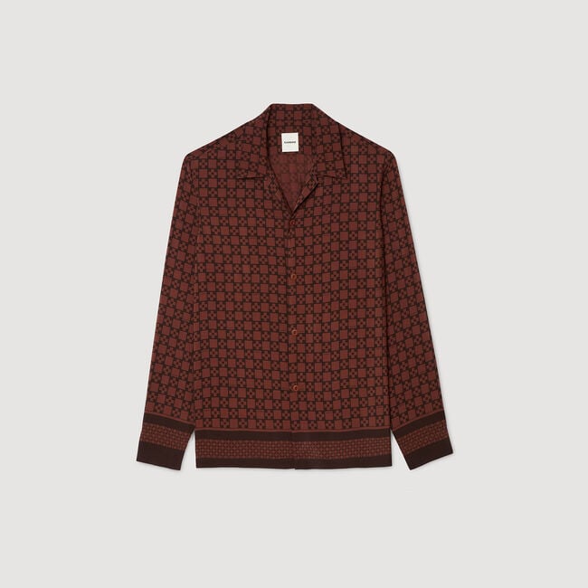 Printed loose-fit shirt