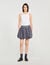 Striped rhinestone bubble skirt