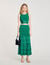 Long decorative knit skirt