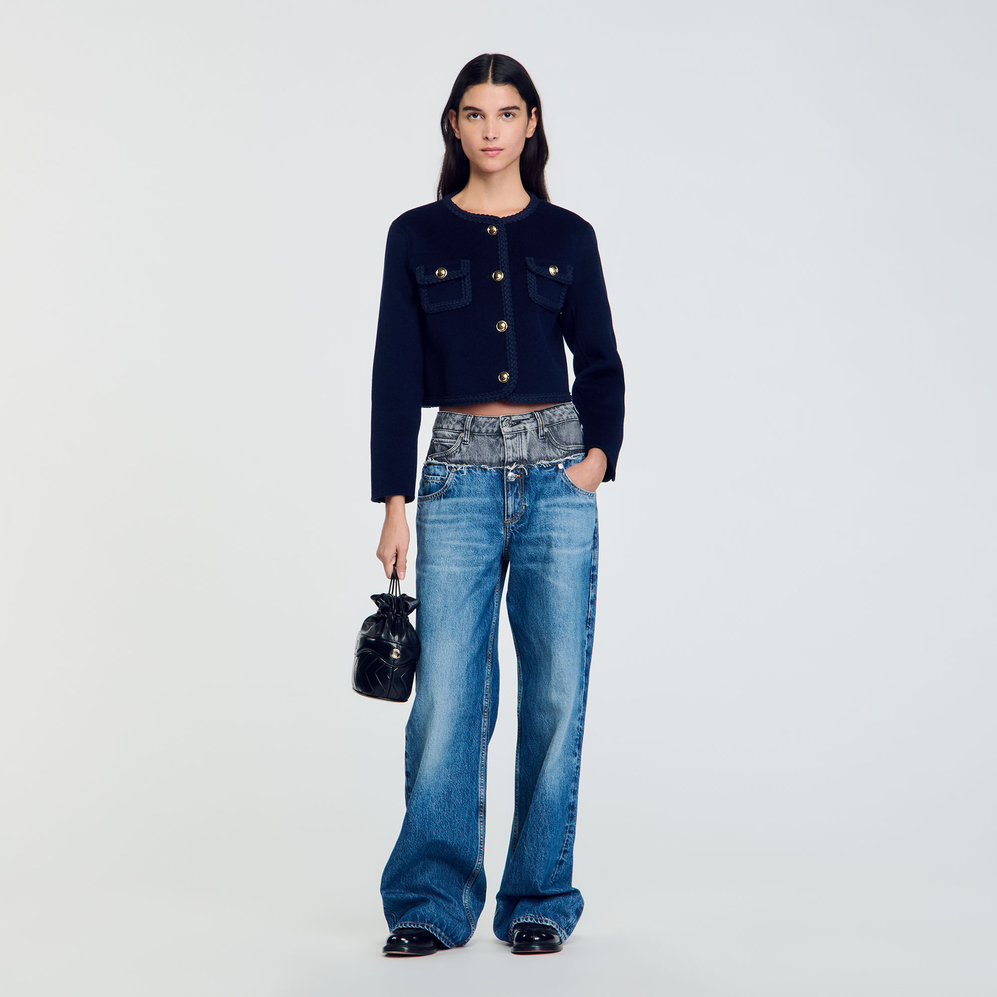 Sandro wool jacket online