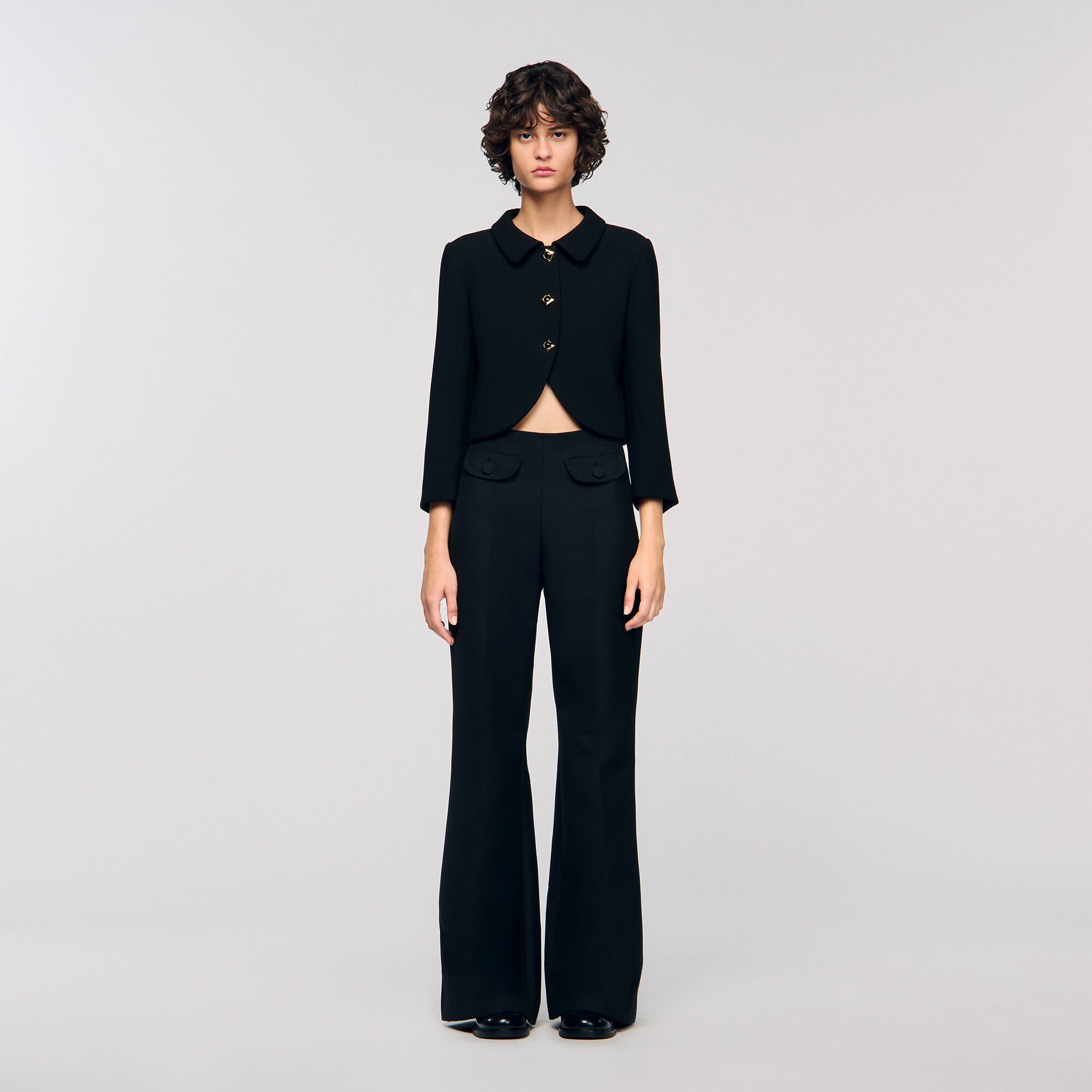 Pocket detail trousers