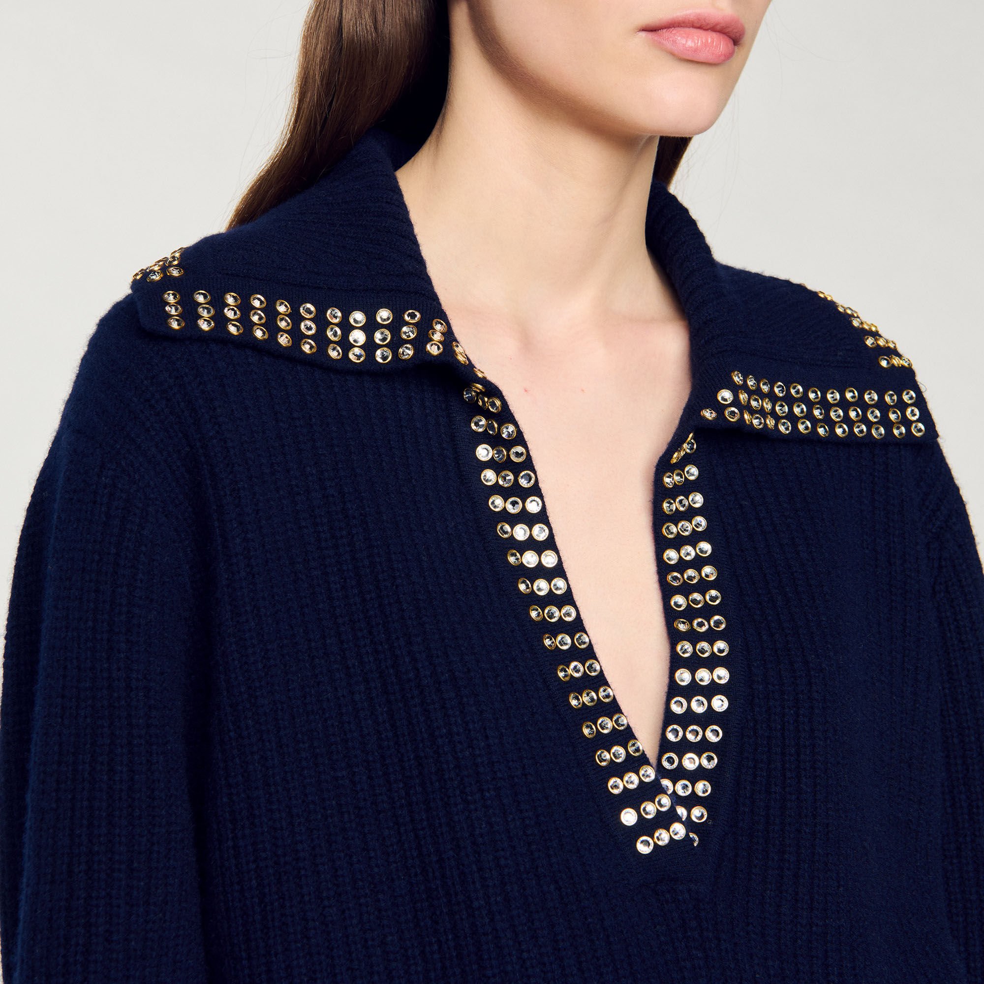 Sailor-Neck Sweater