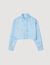 Satiny rhinestone shirt