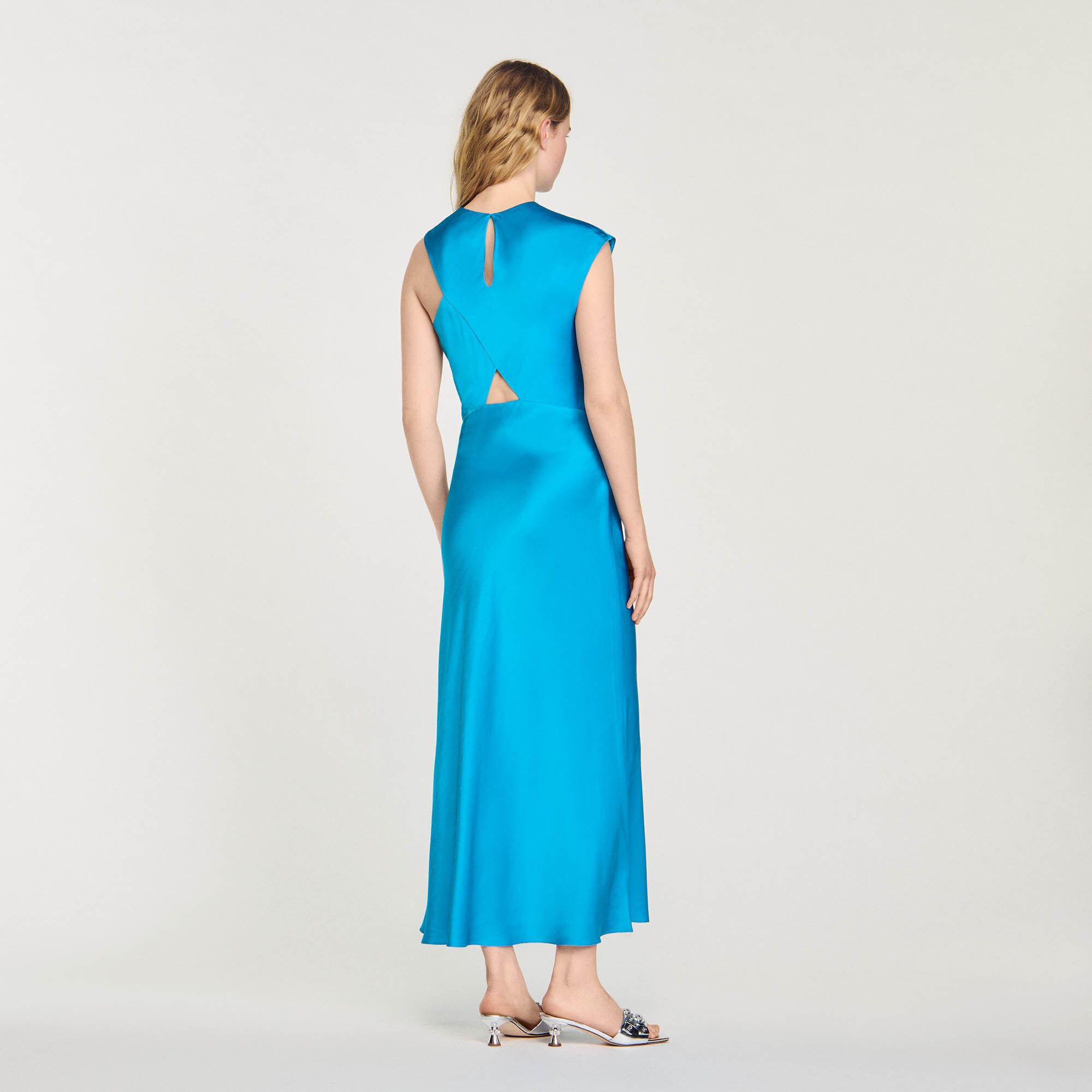 Draped maxi dress