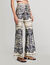 Patterned Floaty Trousers