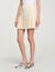 Mini tweed pleated skirt
