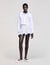 Short guipure skirt