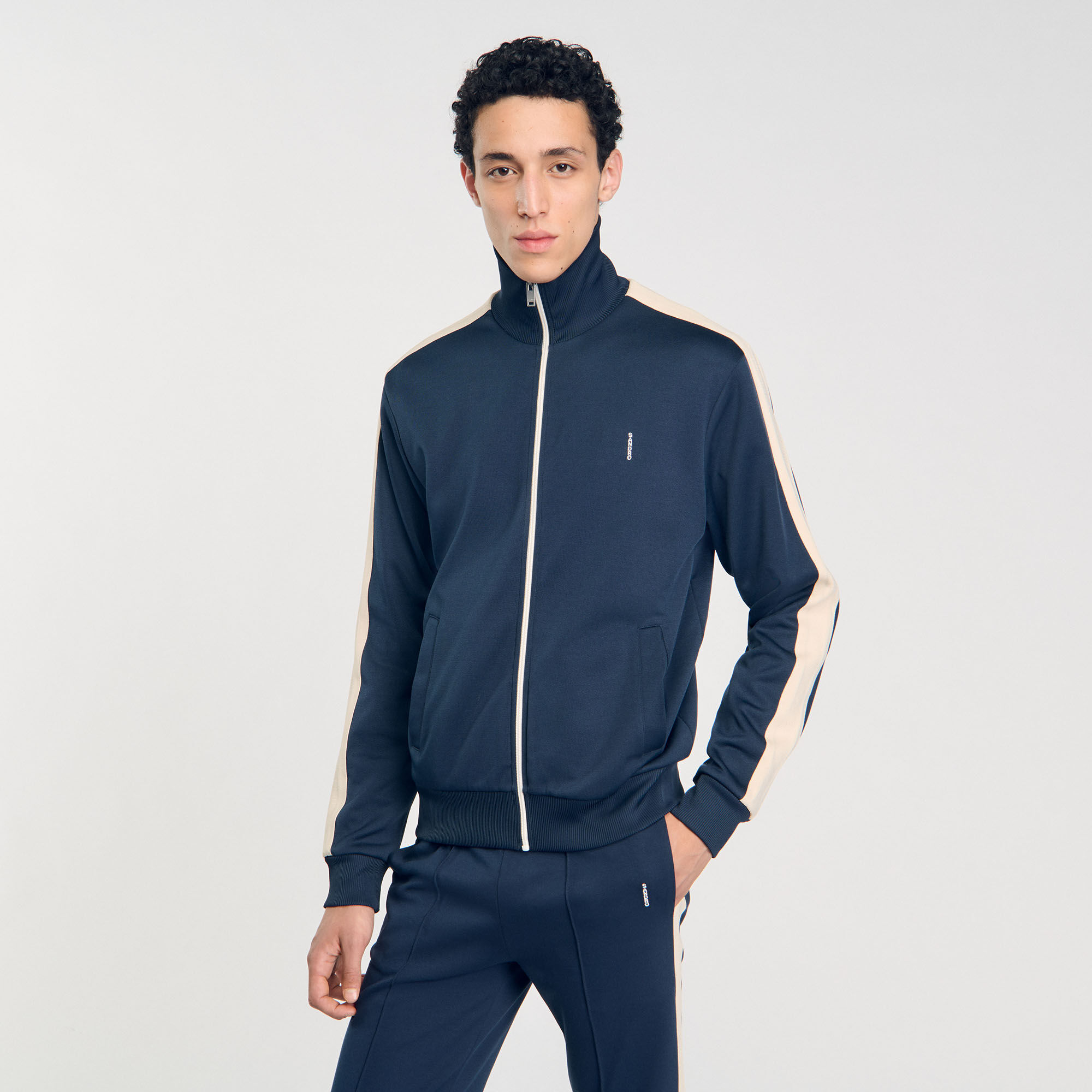 Track jacket blue for Men | Sandro Paris
