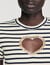 Rhinestone heart T-shirt